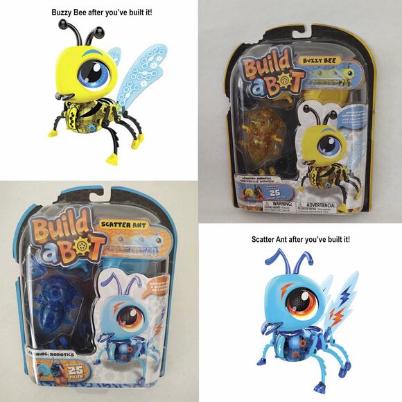 Build A Bot Other - 2 Build a Bots - both Buzzy Bee + Scatter Ant - NEW